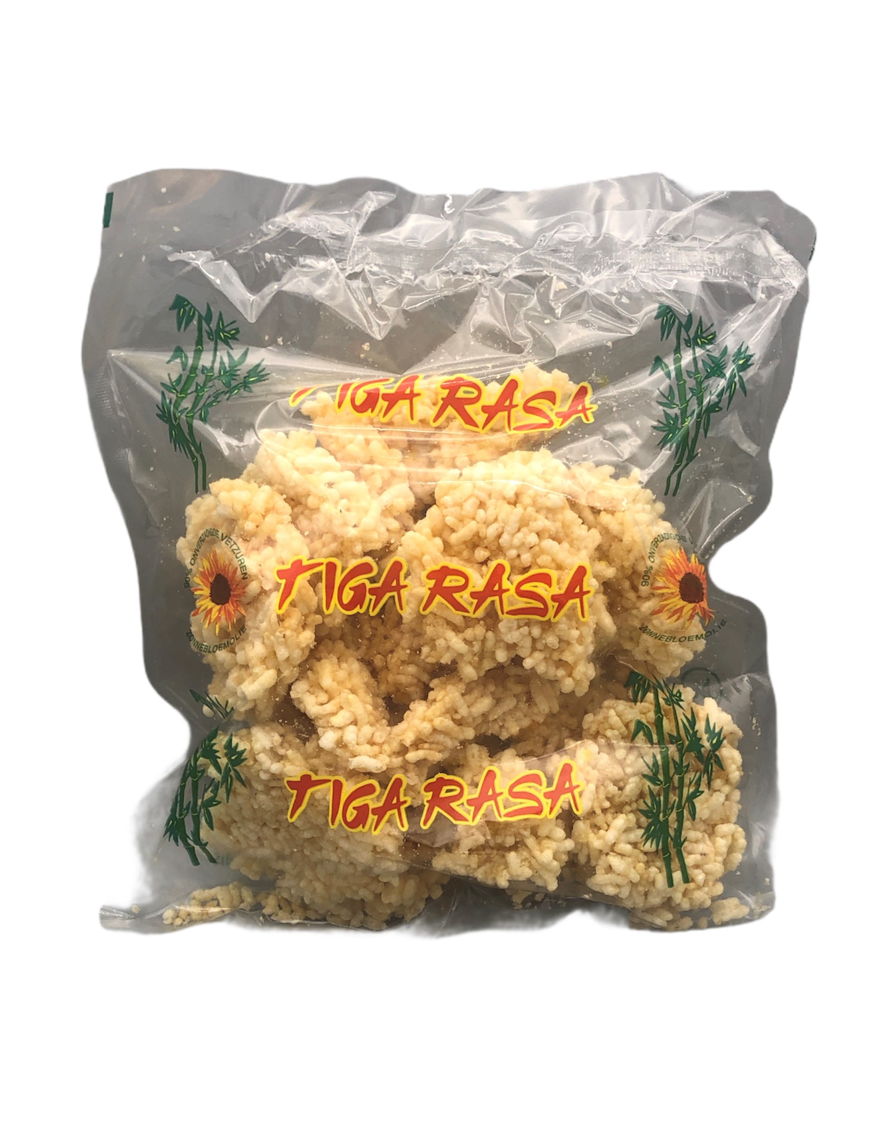 Rengginang Goreng - Reiskrupuk, gebraten, Tiga Rasa, 125g